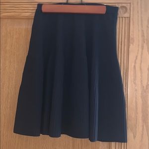 Black mini skirt